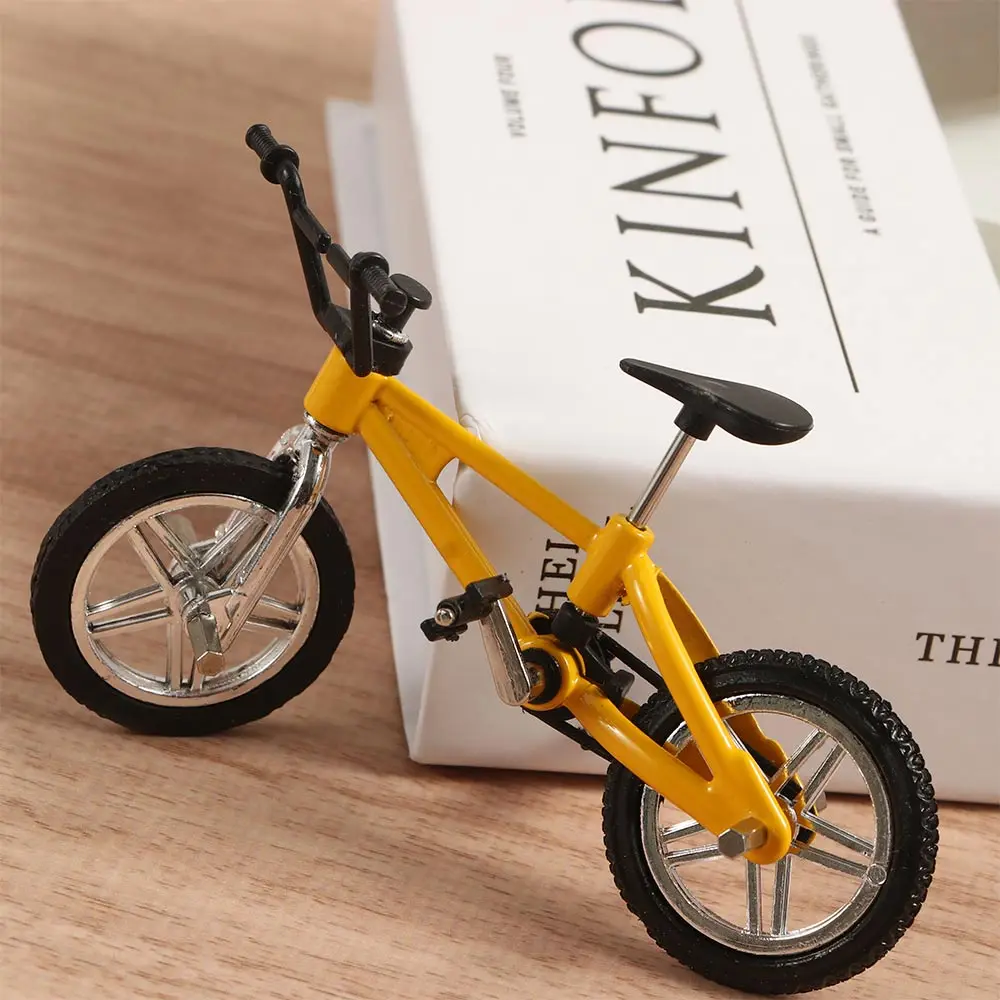 1 Db Ujj bmx Kerékpár Játékok Fiúknak Mini Kerékpár Fék Kötél Alufelni bmx Funkcionális Hegyi Kerékpár Modell Játékok Ajándék