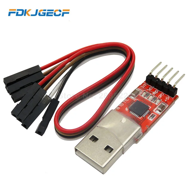 10db CP2102 USB 2.0 UART TTL 5PIN Csatlakozó Modul Soros Átalakító Új