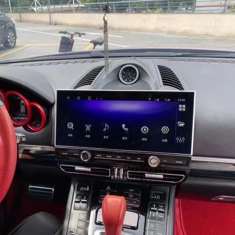 12.3 Hüvelyk 8G+64 gb-os 8CORE Porsche Cayenne 2010 - 2017 GPS Navigáció Multimédia autórádió Lejátszó Sztereó Receiver DSP Carplay Kép 2 