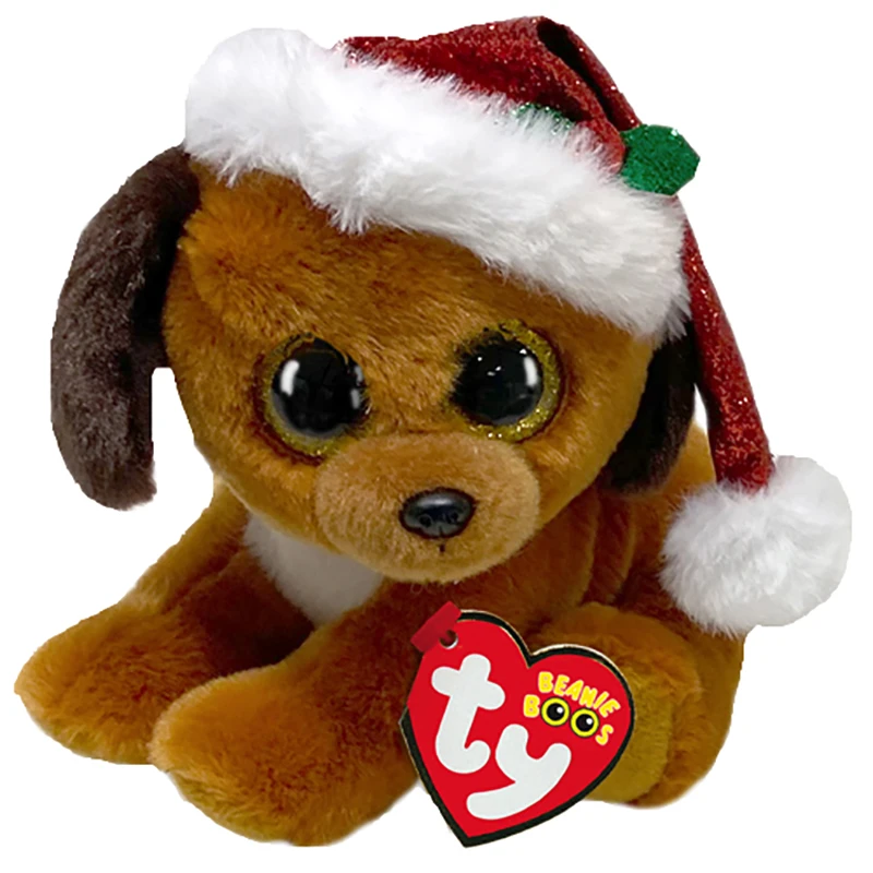 15CM Ty Beanie Howlidays Káprázatos, Csillogó Szemek Karácsonyi Kutya Plüss Játék Aranyos Puha Plüss Állat Baba, Gyerek Játékok, Születésnapi Ajándékok