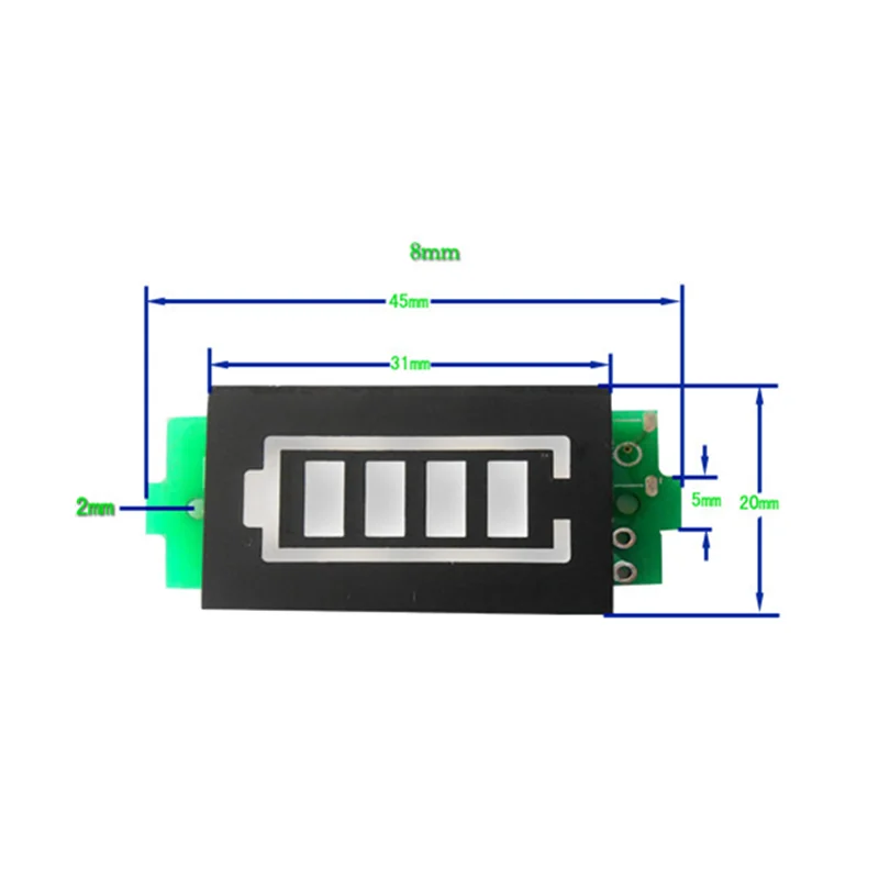 1S 2S 3S 4S 6-OS Lítium akkumulátor tápfeszültség jelző tábla 6/12/24/36 /48V energiát tároló elektromos jármű akkumulátor kijelző Kép 2 