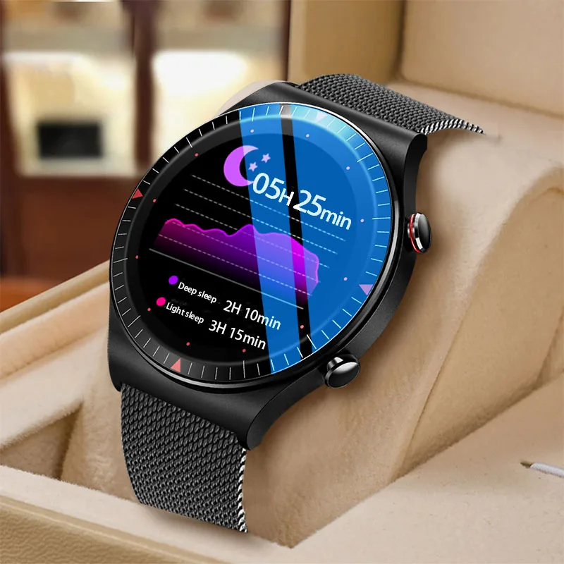 2021 Új Bluetooth Hívás Intelligens Karóra 4G ROM Férfiak Helyi zenelejátszó pulzusmérő Fitness Tracker Smartwatch A Huawei Xiaomi phone