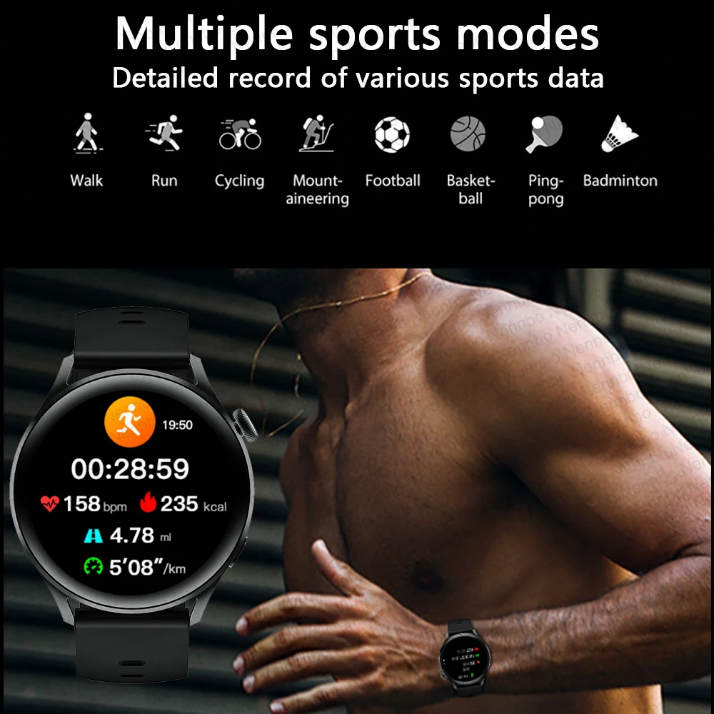 2021 Új S88 Intelligens Karóra Férfi Bluetooth Hívás Smartwatch Nő Sport Fitness Tracker Huawei iOS Android Telefon Kép 4 