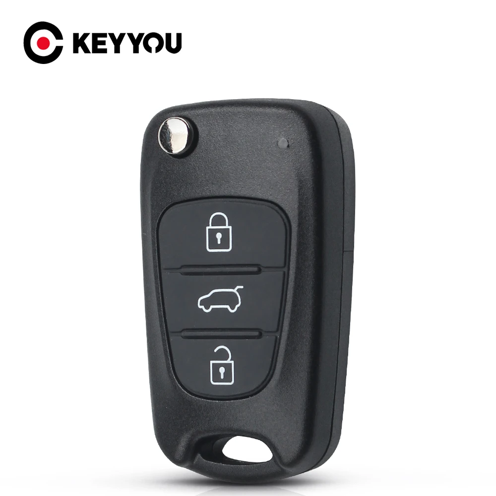 3 Gomb Flip Kulcs Összecsukható Kocsi Kulcsot, Shell Kia Sportage Picanto 3 Rio K2 K5 Cerato Ceed Lélek A Hyundai Az Auto Gombot Üres Távoli