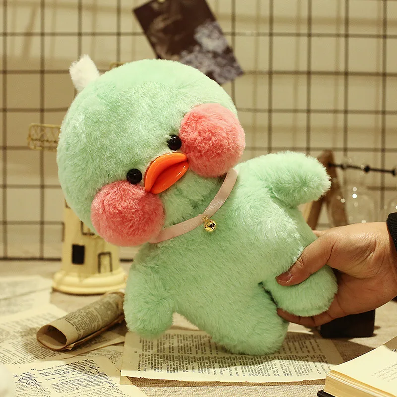 30cm koreai Netred Rajta hialuronsav Zöld Duck Baba Kacsák Kávézó Lalafanfan Kacsa Plüss Puha Játékok Kacsák Baba Gyerekek Ajándék Kép 4 