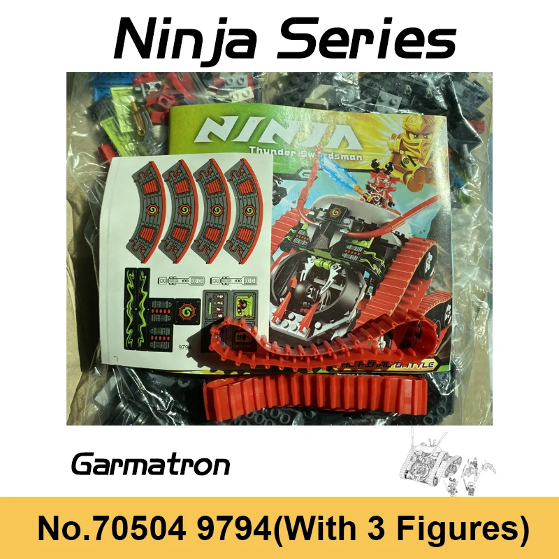 335pcs Ninja Sorozat Arany Garmatron Szekér építőkövei Általános Kozu Garmadon Adatok Tégla Játékok Gyerekeknek Ajándékokat 70504
