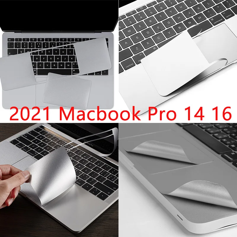 A 2021 MacBook Pro 14 16 colos Pro M1 Max A2442 A2485 Air 13 A2337 A2338 Palms Őr Borító Bőr Trackpad Protector Matrica