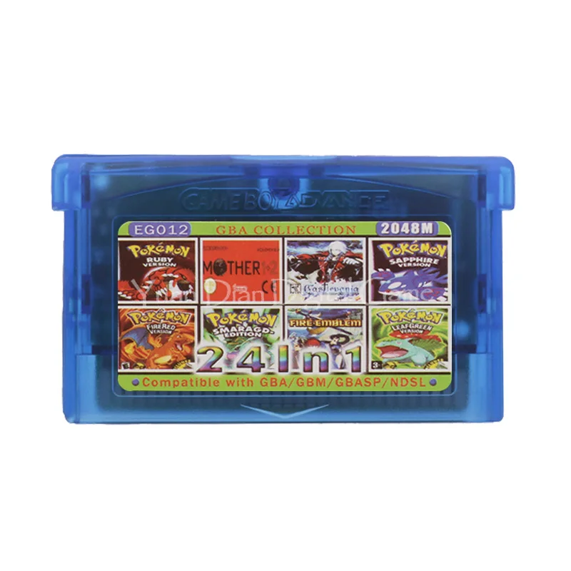 A Nintendo GBA videojáték Patron Konzol Kártya Gyűjtemény angol Nyelvű EG012 24 1