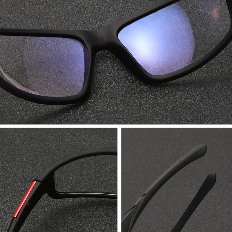 Anti-kék Védelmet Szemüveg Négyzet Optikai Receptet Rövidlátás Számítógépes Szemüveg Keret, Nők, Férfiak Anti Kék Sport Szemüveg Szemüveg Kép 5 