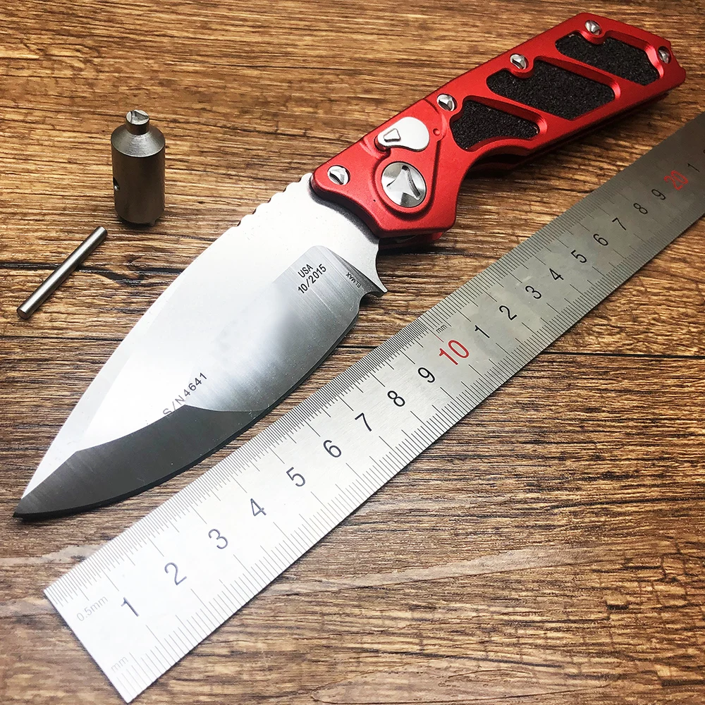 BJL Mirco DOKI Killswitch taktikai tábor összecsukható kés D2 penge Alumínium fogantyú szabadtéri vadászat összecsukható kés EDC eszköz, konyhai kés