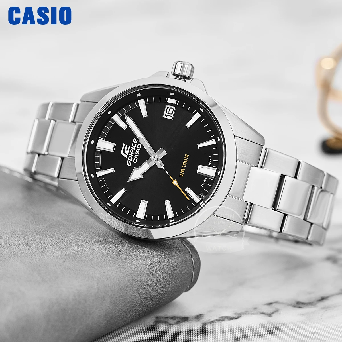 Casio Épület karóra férfi luxus 100m vízálló karóra kvarc sport óra Relogio Masculino часы муржские наручн EFV-100D-1A