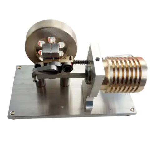 Erős Meleg Levegő Stirling Motor Láng Evő Alkohol Vákuum Motor Fizika Játék Kép 3 