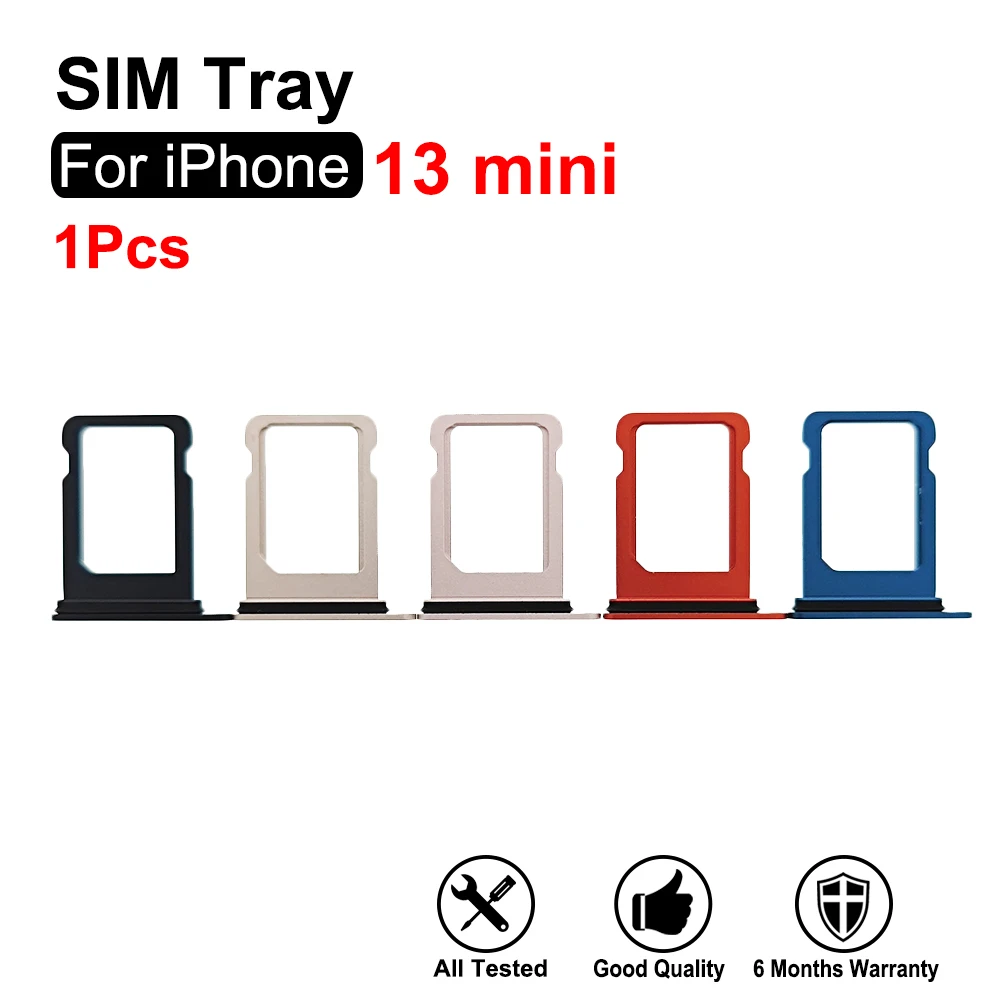 IPhone 13 mini 13mini Egyes SIM-Kártya Tálca Nyílásba Vízálló Gumi Gyűrű Csere Alkatrészek