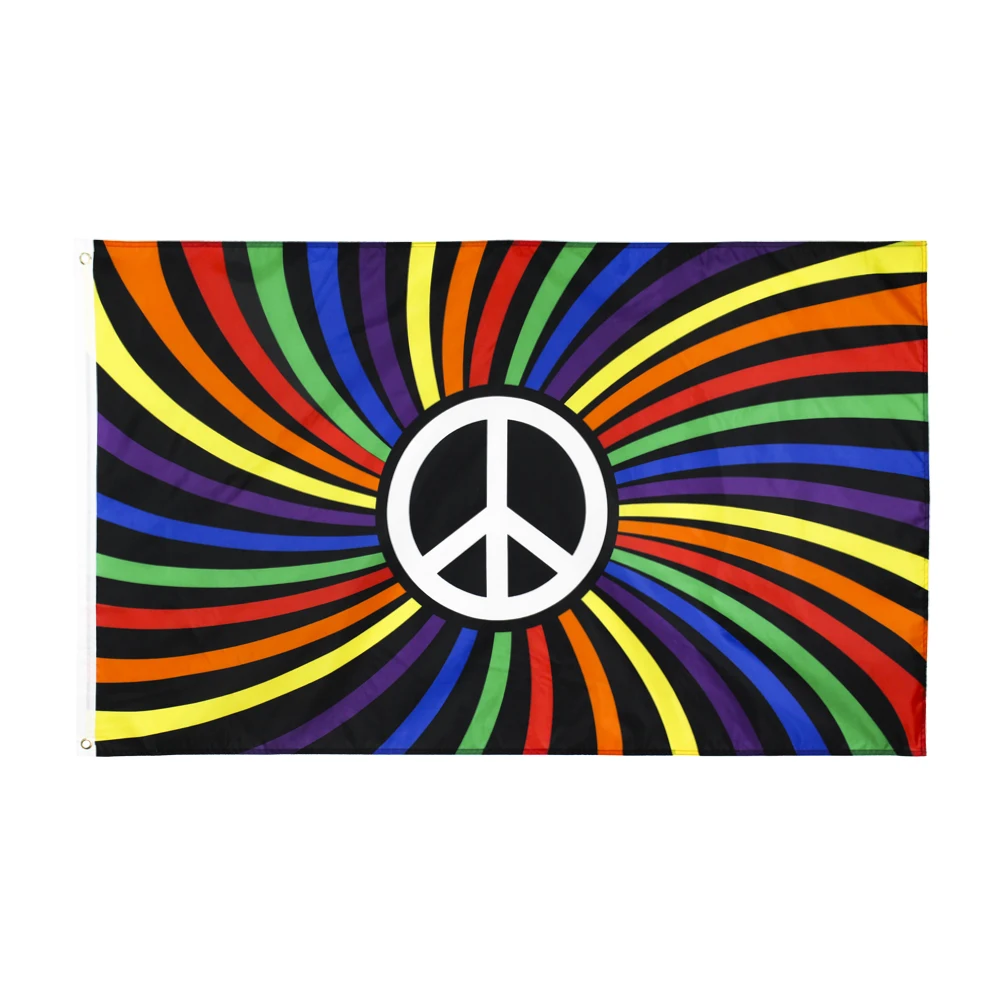johnin 90x150cm LGBTQIA meleg büszkeség szivárvány a Béke Zászló