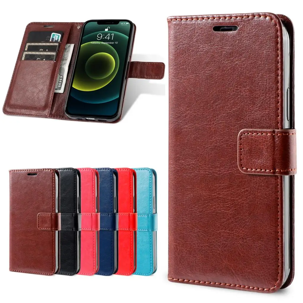 kártya-tartó fedelét esetben szerelt tok Motorola Moto G10 G20 G30 G50 5G G60 G71 5G bőr Flip tok-Retro pénztárca telefon táska ügyben