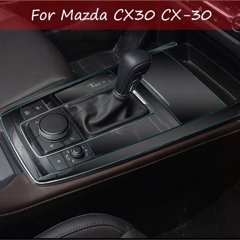Sebességváltás Keret Panel Membrán Védőfóliát A Mazda CX30 CX-30 2019 2020 Belső Módosítás Autó Dekoráció