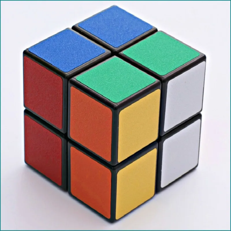 ShengShou Mágikus Neo Rubix Kocka 2 Lépésben 50mm 2X2 Matrica Puzzle Kocka Oktatási Játékok Kezét Fonó