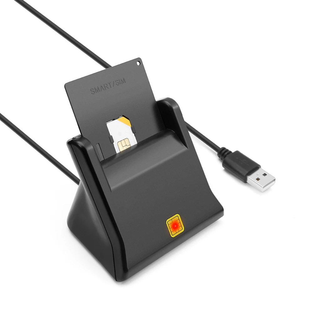 USB-s Smart Kártya Olvasó Memória IC ID bankkártya EMV ATM CAC DNIE SIM-Klónozó Csatlakozó Adapter PC Számítógép Laptop, Tartozékok
