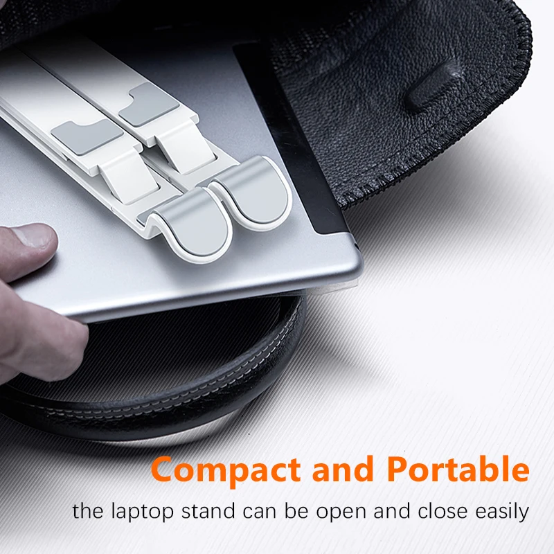 Állítható, Összecsukható Laptop Állvány Ágy, Asztal Laptop Tartót Notebook Támogatása Macbook Számítógép, Tablet Hordozható PC Támogatás Kép 5 
