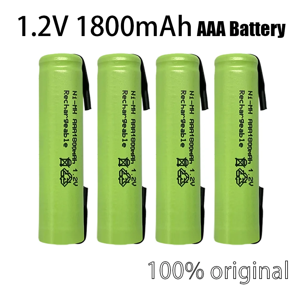 1.2 V 1800 mAh AAA 1,2 V Minőségű Ni-MH Újratölthető Akkumulátor 1.2 V-os Újratölthető Akkumulátor 3A Baterias Kép 0 