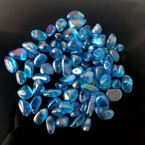 100g everydlife természetes kék kristály Zuhant kövek divat személyiség hordozható kék angyal aura kvarc kristály kő gyógyító Kép 3 