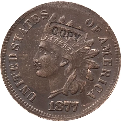 1877 Indiai fej cent az érme másolata Kép 0 