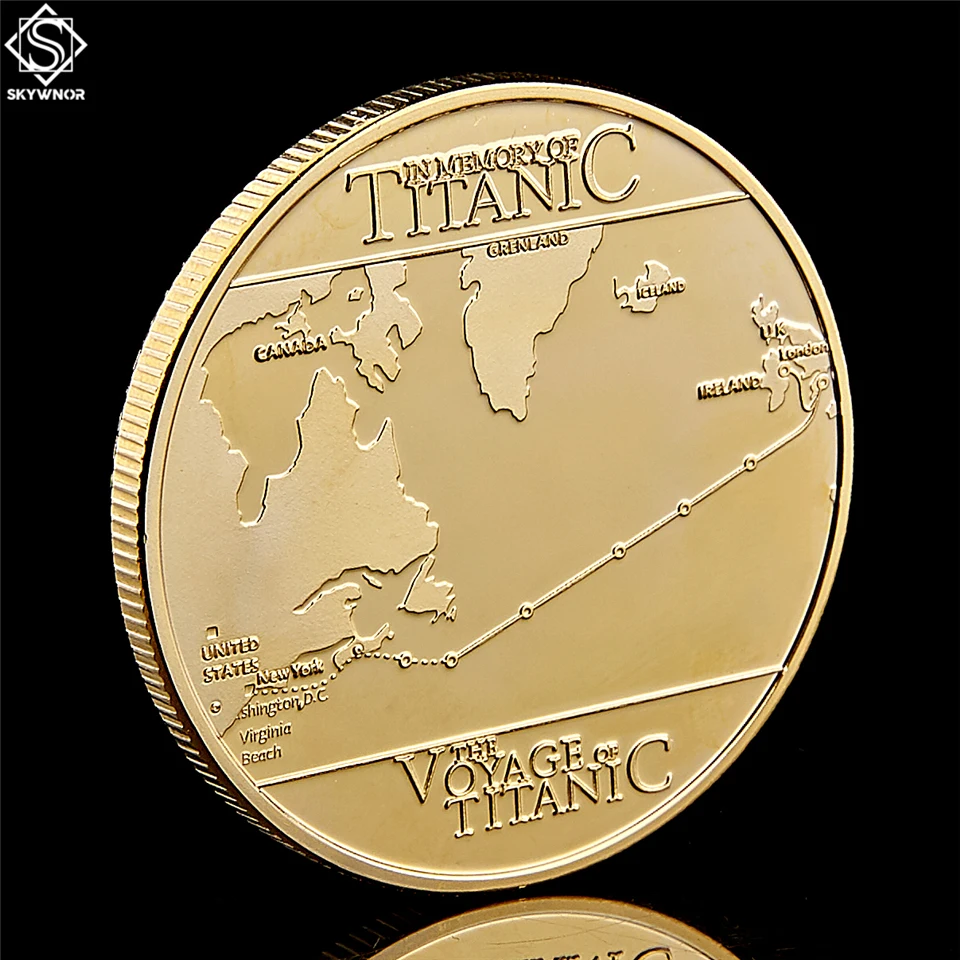 1912-Ben A Titanic Évfordulója Emlékére Rms Áldozatairól Megemlékező Tragédia A Titanic Gyűjtemény, Érme Kép 4 