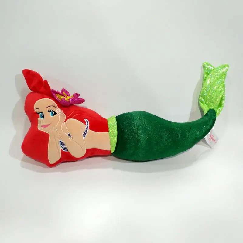 1DB 60CM Disney Kis Hableány Hercegnő Ariel plüss játék baba emberi párna, párna, baba, gyermek ajándék