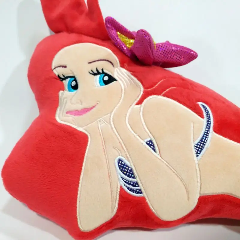 1DB 60CM Disney Kis Hableány Hercegnő Ariel plüss játék baba emberi párna, párna, baba, gyermek ajándék Kép 2 