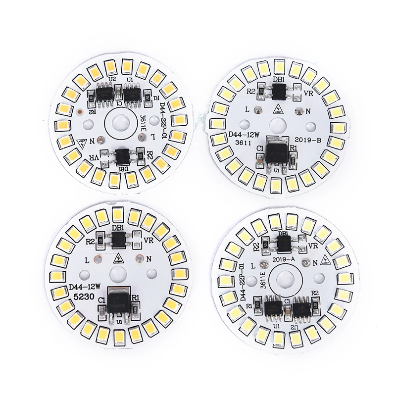 1db LED Izzó Javítás Lámpa SMD Lemez, Kör alakú Modul fényforrás Lemez Izzó Fény Fehér/ Meleg Fehér Kép 0 