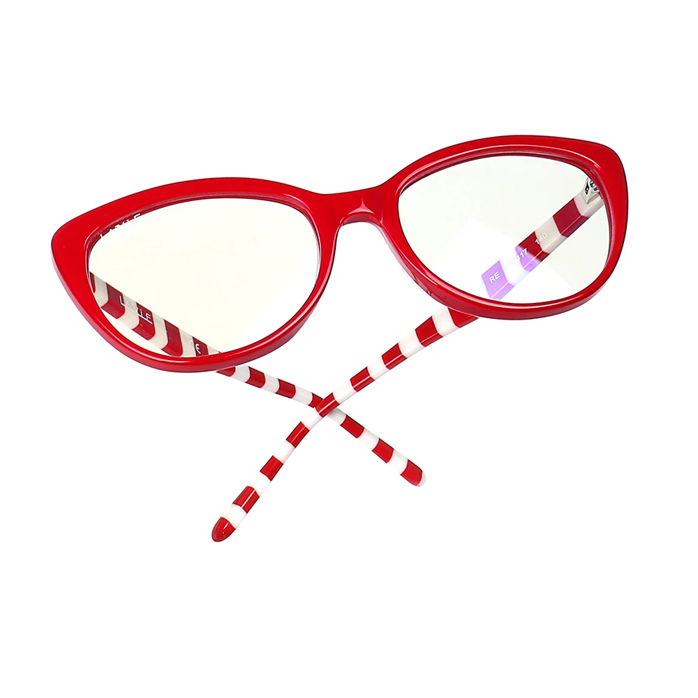 2020-ra az Új Design Kézzel-Acetát Szemüveg Divat Színek Szemüveg Keretek Fiatal Nők, Lányok Kerek Luxus Látvány Recept Kép 3 