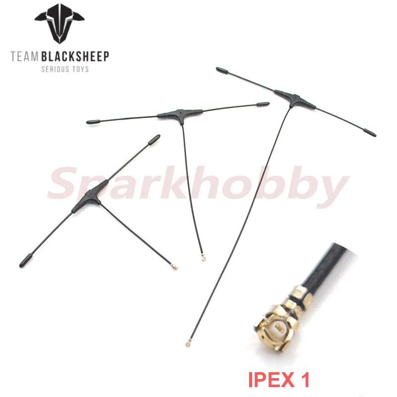 Blacksheep TBS 915 IPEX 1 T-antenna 78mm / 120mm / 220mm a Crossfire Nano Vevőegység RX CRSF 915/868Mhz nagy Hatótávolságú Rádiós Rendszer