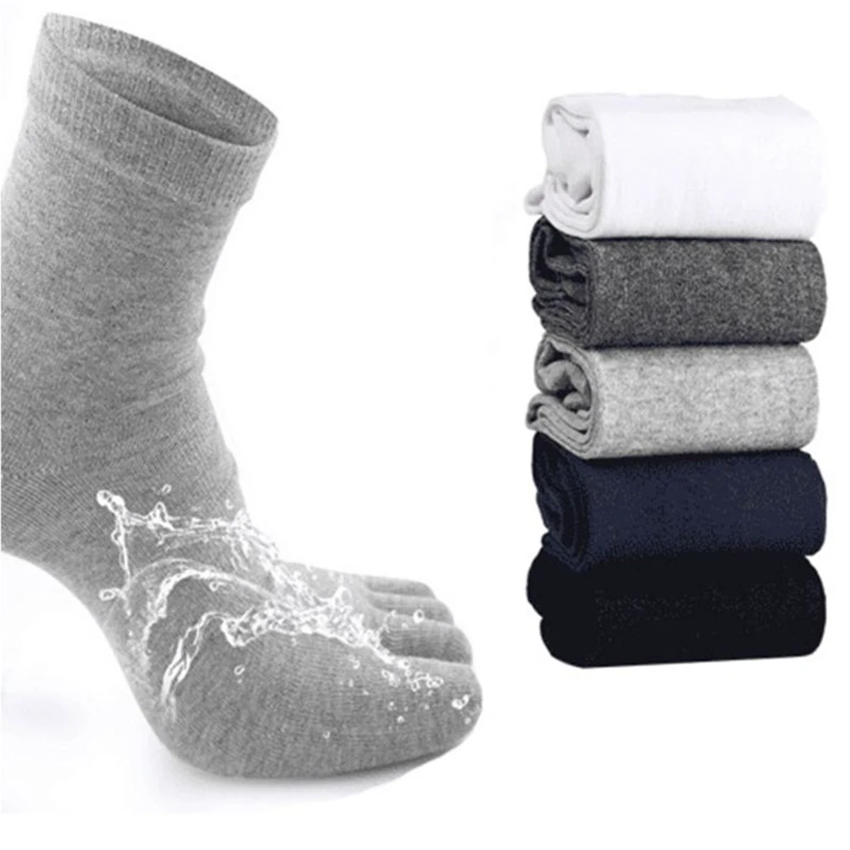 CXZD Férfi sport futó öt ujjas zokni rugalmas rövid koszos zoknit, valamint az egyéni toe sport zokni Kép 3 
