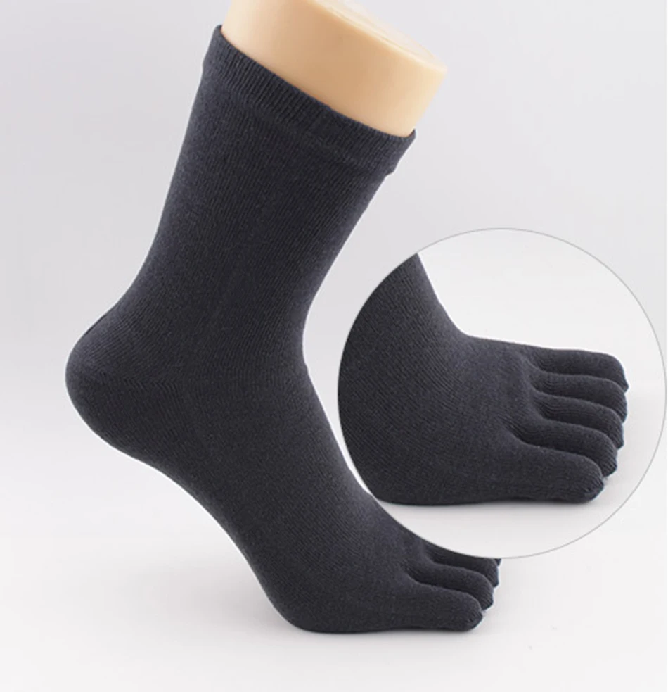 CXZD Férfi sport futó öt ujjas zokni rugalmas rövid koszos zoknit, valamint az egyéni toe sport zokni Kép 4 