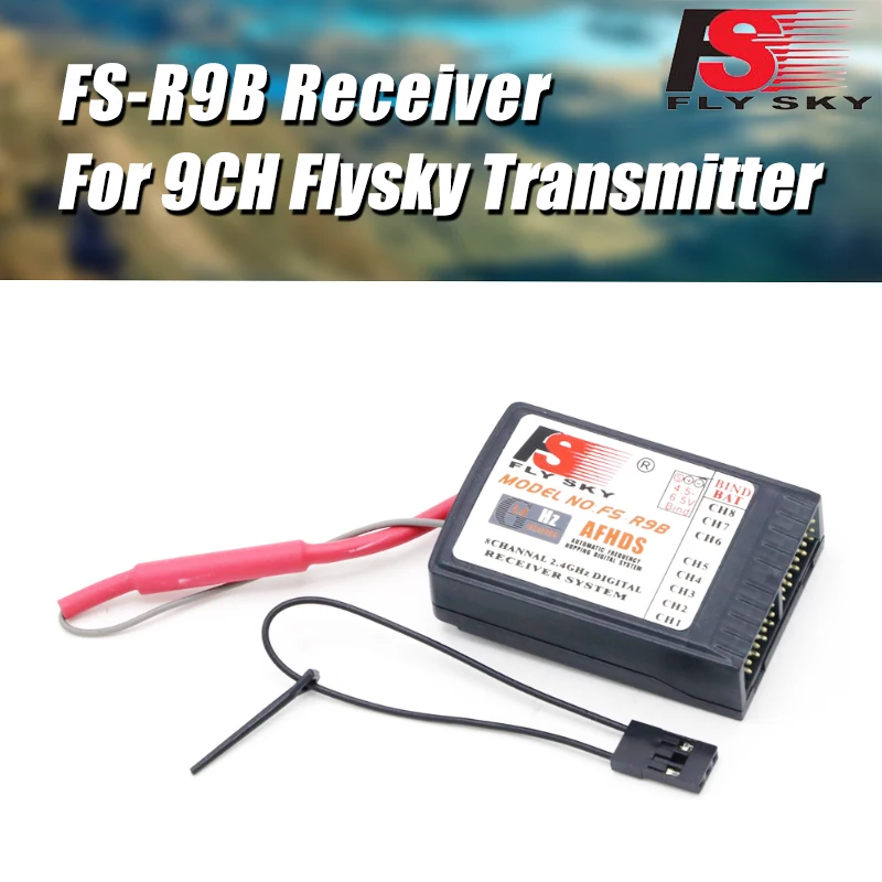 FlySky FS-R6B FS-R9B 2.4 G 6CH/8CH Bemenet vevő RC FS-CT6B TH9X i6 i10 T6 CT6B Adó Távirányító Tartozékok Kép 0 