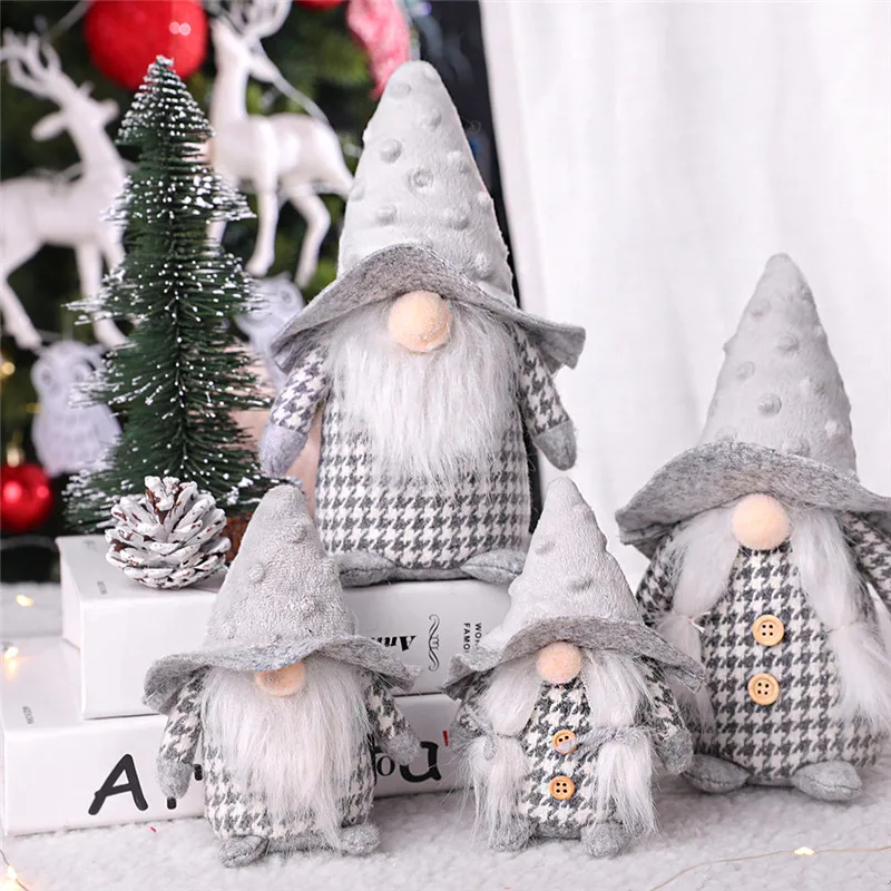 Karácsonyi Gnome Arctalan Baba Haza Mikulás, Karácsonyfa Dísz Xmas Navidad Natal Újévi Ajándék Boldog Karácsonyi Díszek