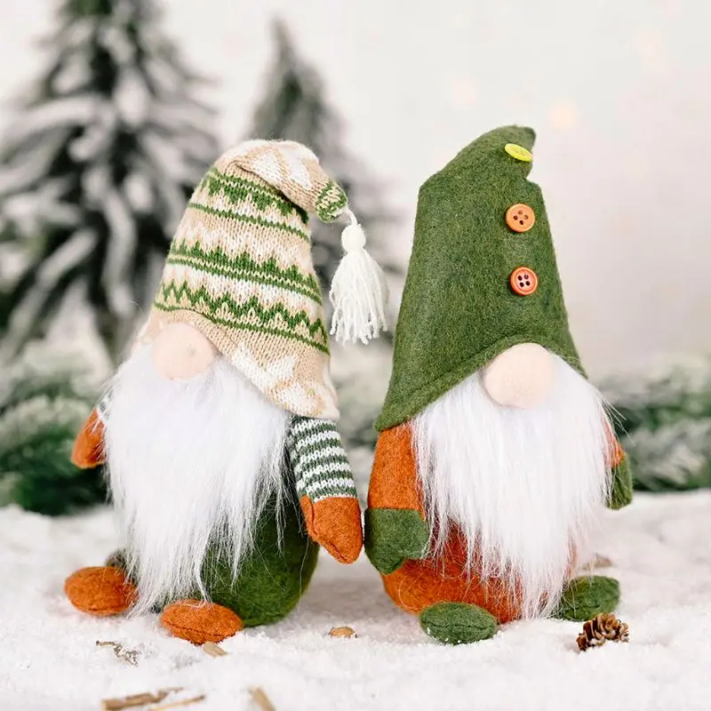 Kézzel készített Karácsonyi Manó Dekoráció Állandó svéd Gnome tomte barátja Játékszer Díszek hálaadás Napi Ajándékok barátnőm, boyfrie