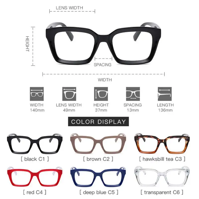 Olvasó Szemüveg Nők Anti Kék Fény Szemüveg Férfiak Tér Optikai Szemüveg Luxus-Acetát Női Szemüveg Keret Blokkolása Szemüveg Kép 5 