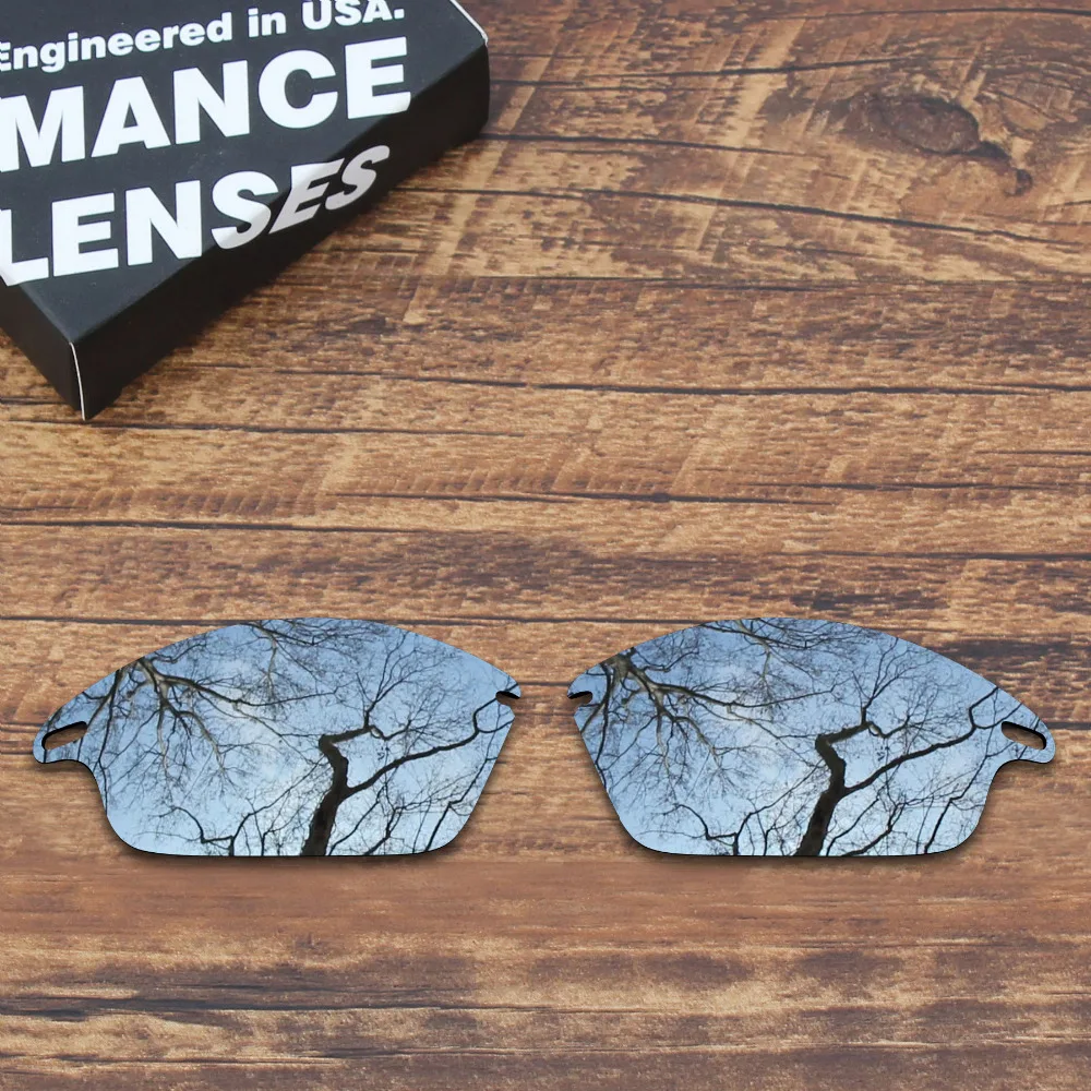 ToughAsNails Polarizált Csere Lencsék Oakley Gyorsan Kabátot Napszemüveg Metál Ezüst (Lencse Csak)