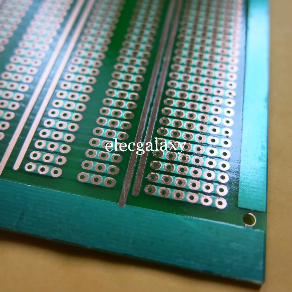 univerzális Stripboard Veroboard 150x185mm pcb 3/6er közös lyuk PCB áramkör vero FR4 Üvegszálas kísérlet nyomtatott Platine Kép 2 