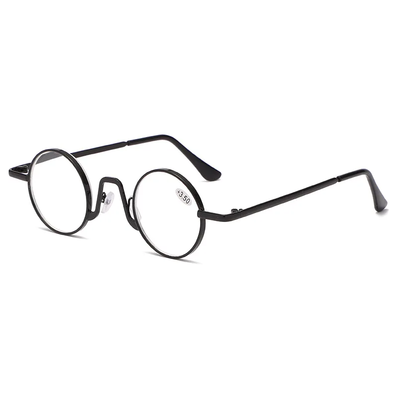 XojoX Vintage Kerek Férfi Olvasó Szemüveg Női Klasszikus Fém Távollátás Szemüveg Átlátszó Presbyopic Dioptria +1.0 1.5 2.0 2.5 Kép 2 